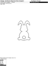 Load image into Gallery viewer, Bunny Back two Ears dropped
